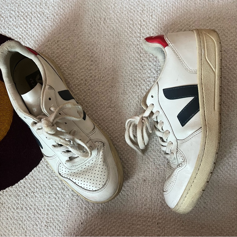 Veja v-10 sneakers size 38 white original sneakers